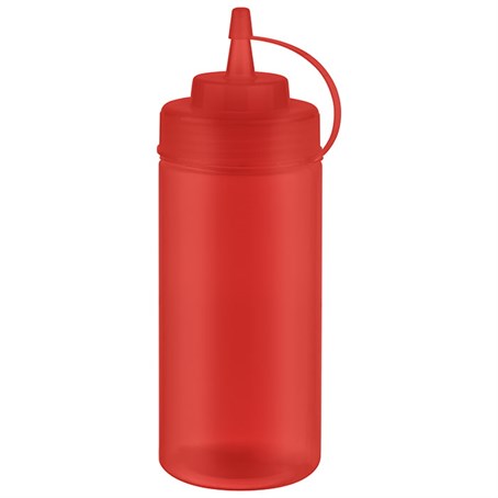 6 Piece Set Squeeze Bottles (Red)