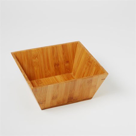 Bowl, Bamboo, Square, 125 oz
