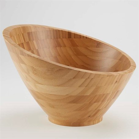 Bowl, Bamboo, Angled, 80 oz