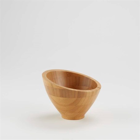 Bowl, Bamboo, Angled, 8 oz