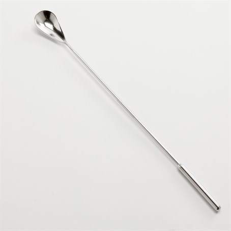 Bar Spoon, Stainless Steel, Weighted Handle, 12" L