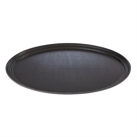 Black Oval Non-Slip Tray 56 x 68.5cm