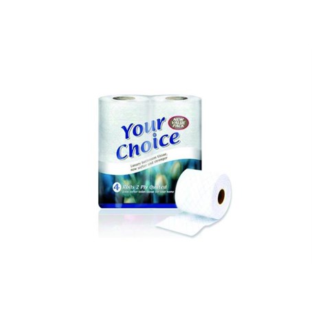 TOILET ROLL 2PLY BLACK AND WHITE PACK