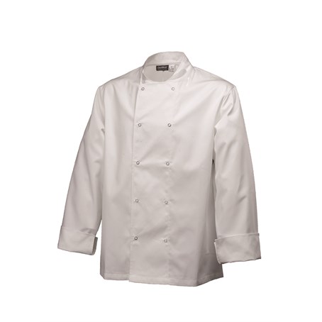 Basic Stud Jacket (Long Sleeve) White S Size
