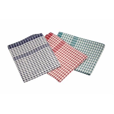Cotton Check Towels 46X69cm 10Pcs Mix Colours