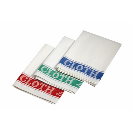 Linen Union Glass Cloth 51X76cm 5Pcs Mix Colours