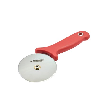 Genware Pizza Cutter Red Handle