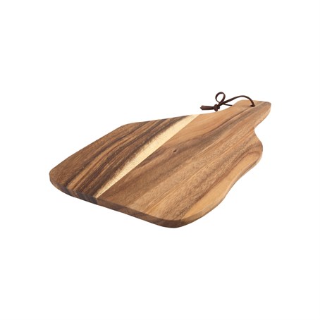 Baroque Medium Paddle Board With Leather Tie In Rustic Acacia