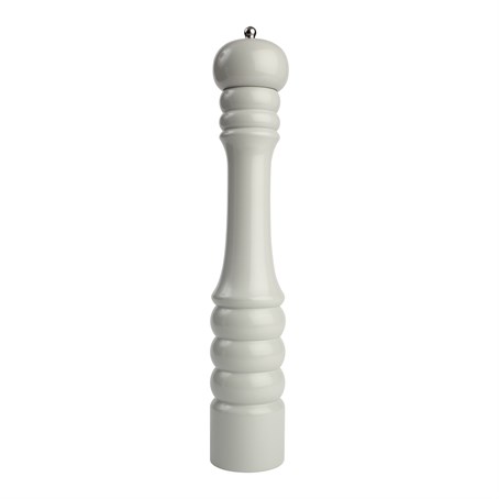 Capstan Pepper Mill In Hevea With Grey Gloss Finish