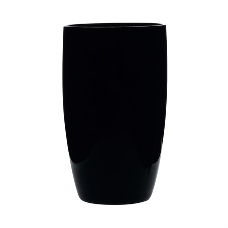 Coloured Glass Black Hiball Tumbler 15.75oz