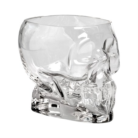 Tiki Glass Skull Medium 24.75oz