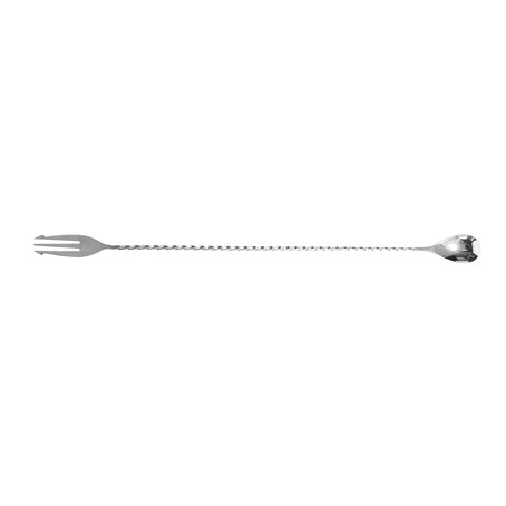 Twisted Bar Spoon Fork End