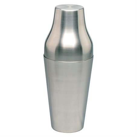 Cocktail Shaker Brushed 2Pc 400ml
