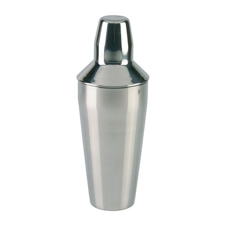 Cocktail Shaker 3 Pieces Polished  Stainless Steel 82cl
