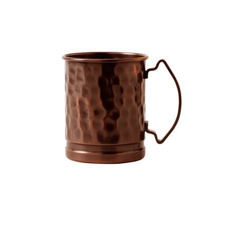 Solid Copper Mug Hammered 47.5cl