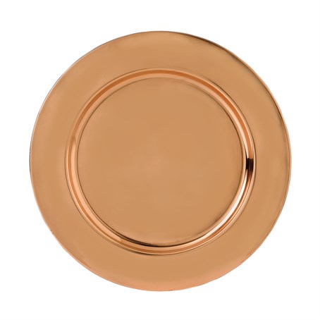Copper Charger Plate 33cm