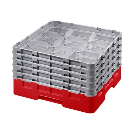 GoldPlas Red 9 Compartment with 5 Extender