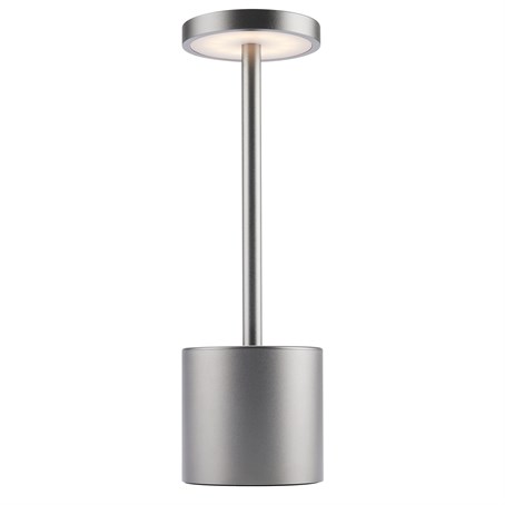 Tempo Grey Table Lamp 29cm / 11.5"