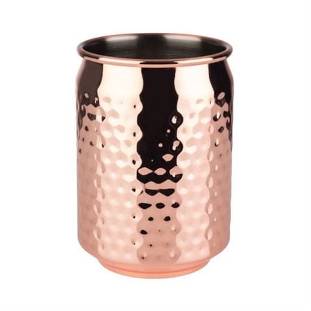 Stainless Steel 'Glossy Copper look' Barrel Can 7.5cm/ 3"