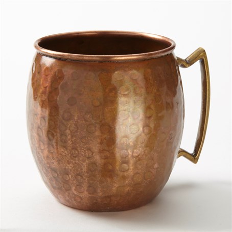 Mug, Antique Copper, Hammered, 14 oz