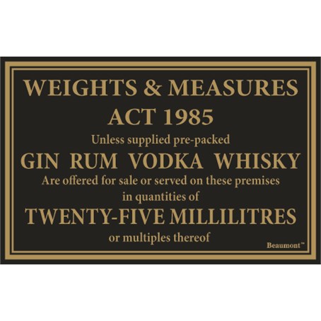 25ml Law Sign