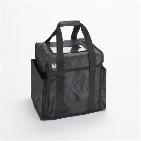 Delivery Bag, Black, Deluxe, 12-1/2" L