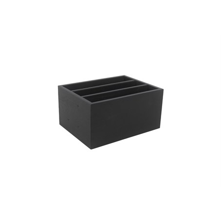 Black Lacquer Box for Menu Boards A4 15 Pieces