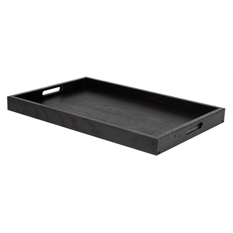 Black Lacquer Tray With Handles