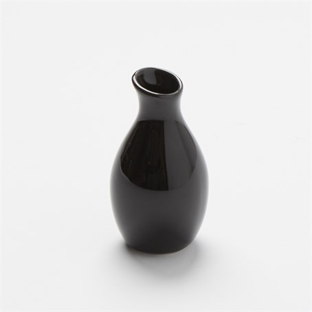Bud Vase, Ceramic, Jug, Black