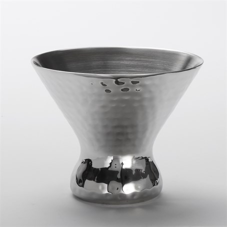 Martini Stainless Steel, Double Wall, Hammered, 7 oz