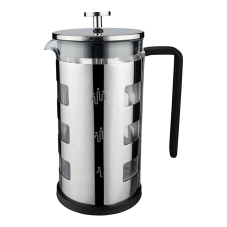 Café Ole Amico Cafetieres Stainless Steel Mirror Finish 3 Cup Cafetiere