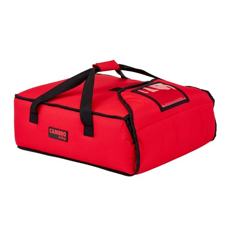 Cambro GoBag™ Standard 2 x 16" Red Pizza Delivery Bag