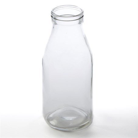 Glass Milk Bottle, 32 Oz.