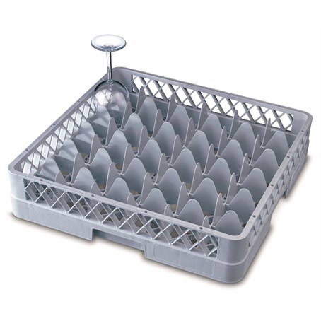 Genware 36 Comp Glass Rack With 2 Extenders