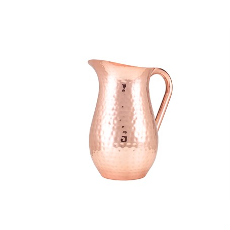 GenWare Hammered Copper Plated Water Jug 2L/67.6oz