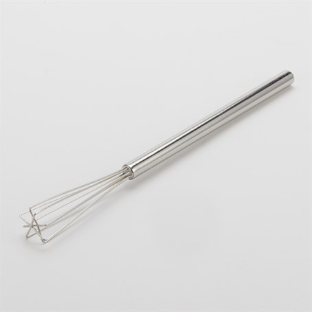 Bar Whisk, Stainless Steel, Square, 10-1/2" L