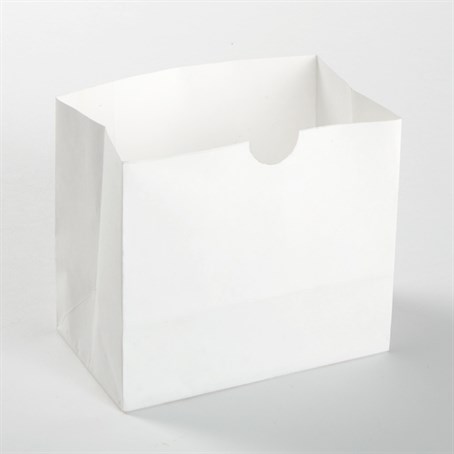 Mini Snack Bag, White, 3-3/4" H, Pack Of 250