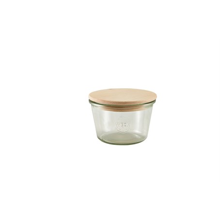 WECK Jar with Wooden Lid 37cl/13oz 10cm (Dia)